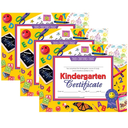 Hayes Kindergarten Certificate, 8.5in x 11in, PK90 VA701